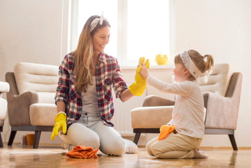 How do I motivate my child to clean