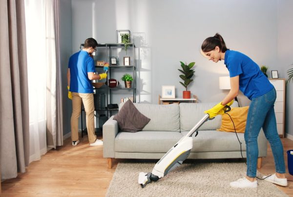 How often do you clean behind furniture?