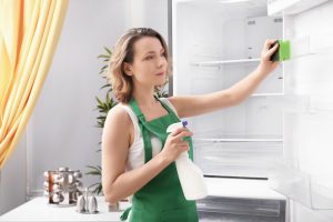 How do you deep clean refrigerator