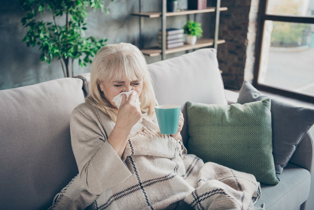 How do you clean during flu season
